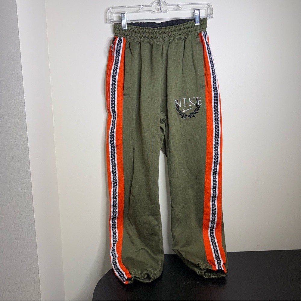 Nike Green Pants with Orange and White Accents - Picture 4 of 8